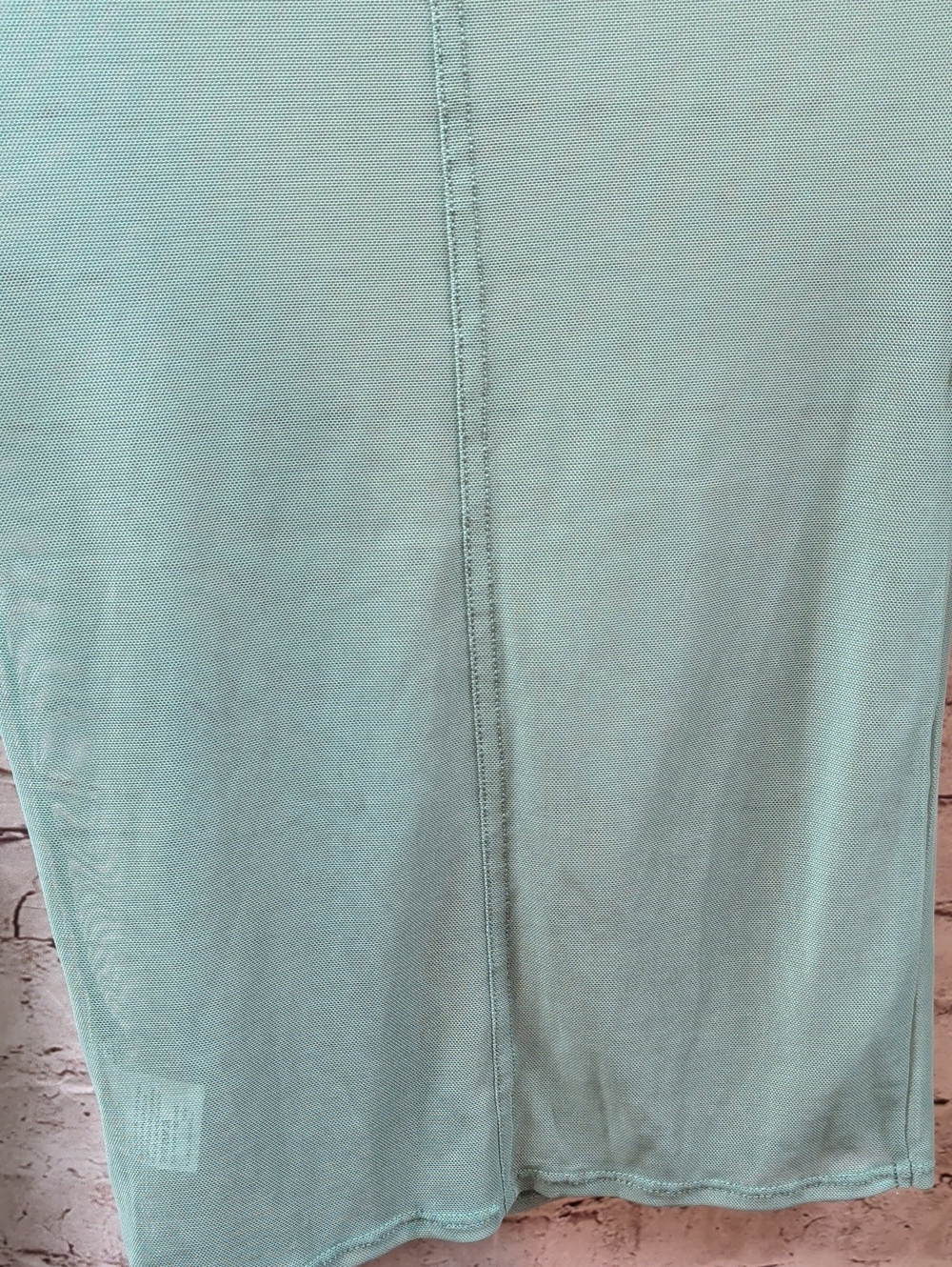 American Eagle Mint Green Long Sleeve Sheer Crewneck Top  Xs - Picture 5 of 5